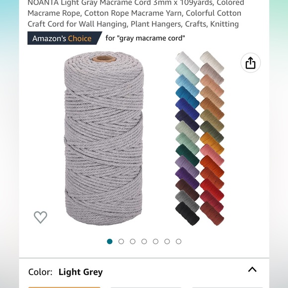 HANDMADE MACRAME HAT HANGER!! - Picture 10 of 12